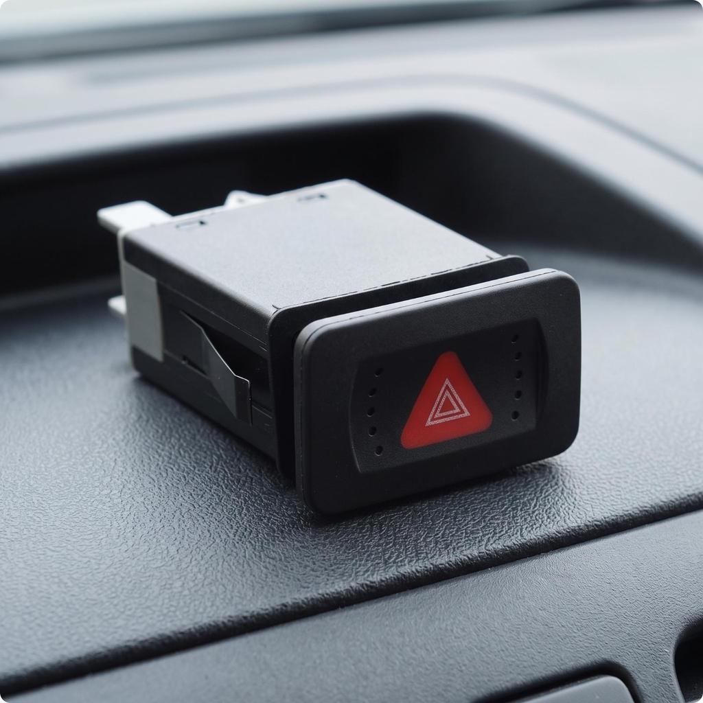 Hazard Emergency Flasher Warning Switch| Direct Replacement Part Construction,