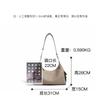 New model dumpling bag design, fashionable and high-end shoulder bag, handbag, crossbody genuine leather women's bag