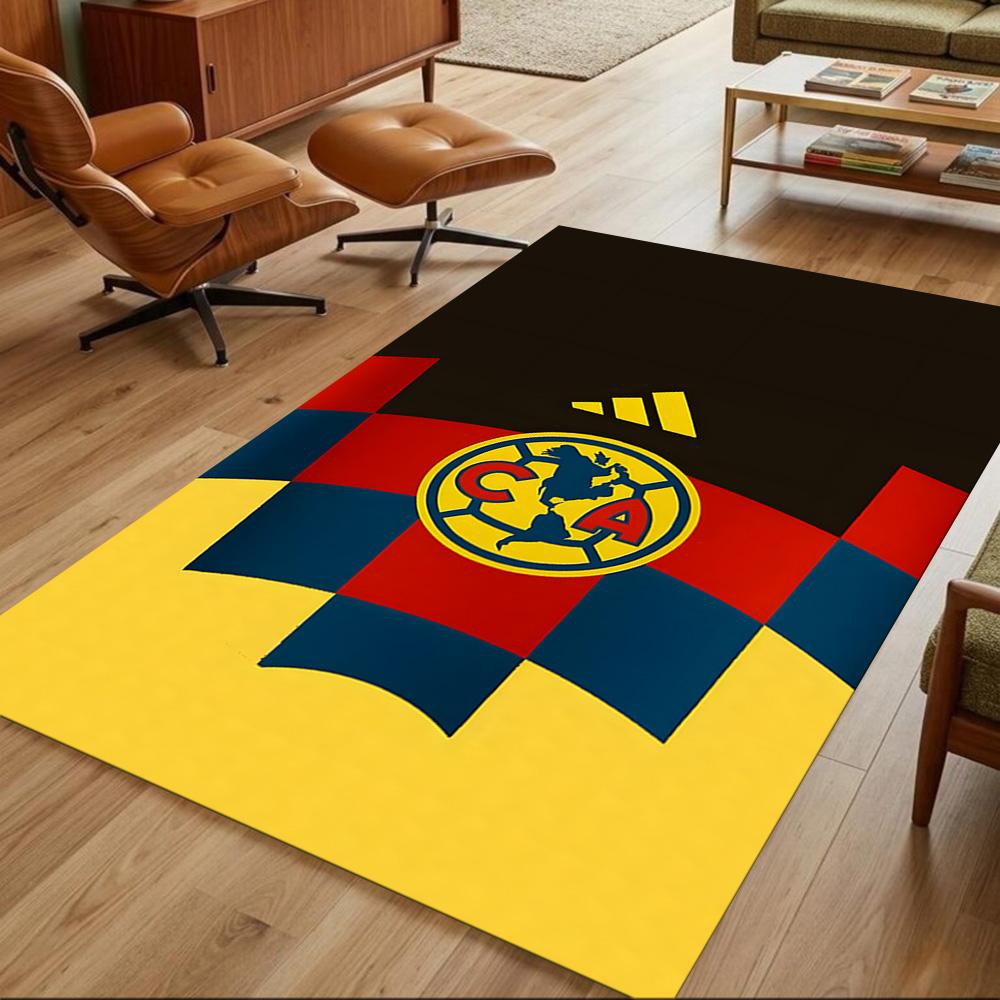 Club América Floor Rug Office Rug Design for Bedrooms Living Rooms Playrooms Decorate room Anti-slip Rug Anime Office Decor