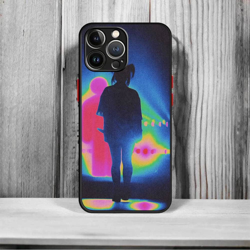 Hit Me B-BillieS Eilish For iPhone 16 15 14 11 12 13 Mini Pro Max X XS Phone Case Shockproof Frosted