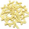 30pcs 4*5cm Polyester Satin Ribbon Bows Colourful Golden-edged Bowknots For Christmas Party DIY Clothing Headwear Gifts Decor