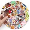 50 Animal Concert Doodle Stickers: Cartoon Instrument Designs for Water Bottles, Computers, and Phone Cases