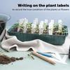 100Pcs Set Plant Markers Plastic Plant Labels Plant Name Tags for Seedlings Garden Labels Nursery Plant Tags Seed Labels