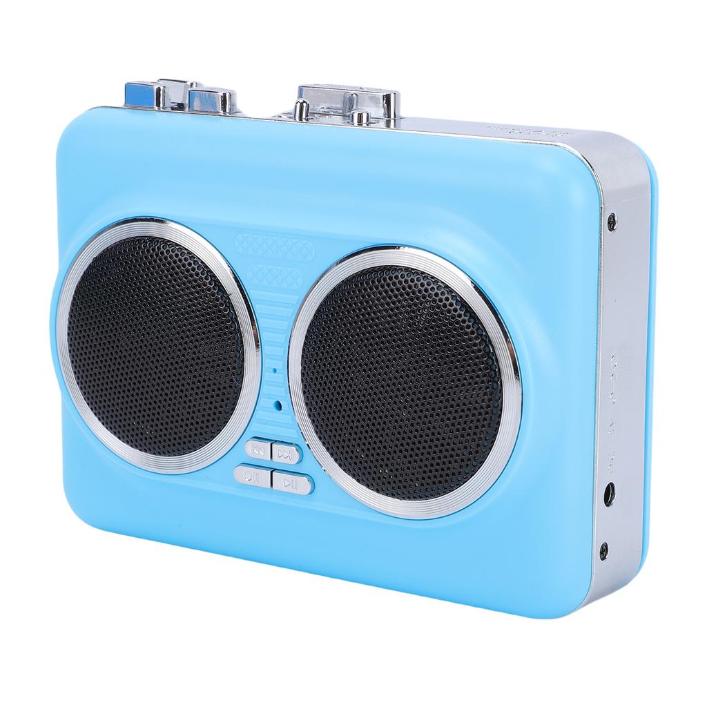 Cassette Tape Player USB Portable Cassette To MP3 Digital Converter with Built In Speaker and 3.5mm Headphone  