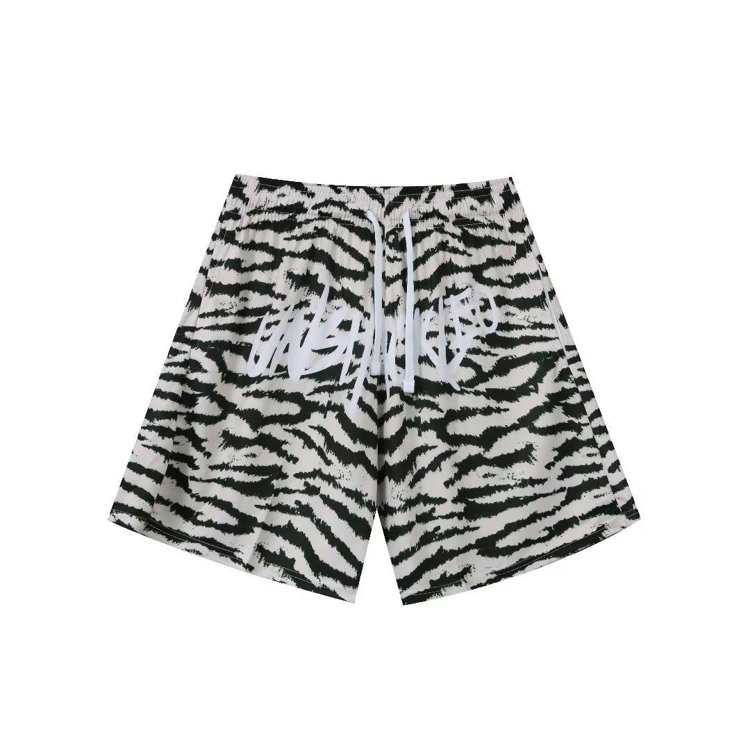 

Спортивные повседневные шорты выше колена с леопардовым принтом, дышащие, для мужчин и женщин M
