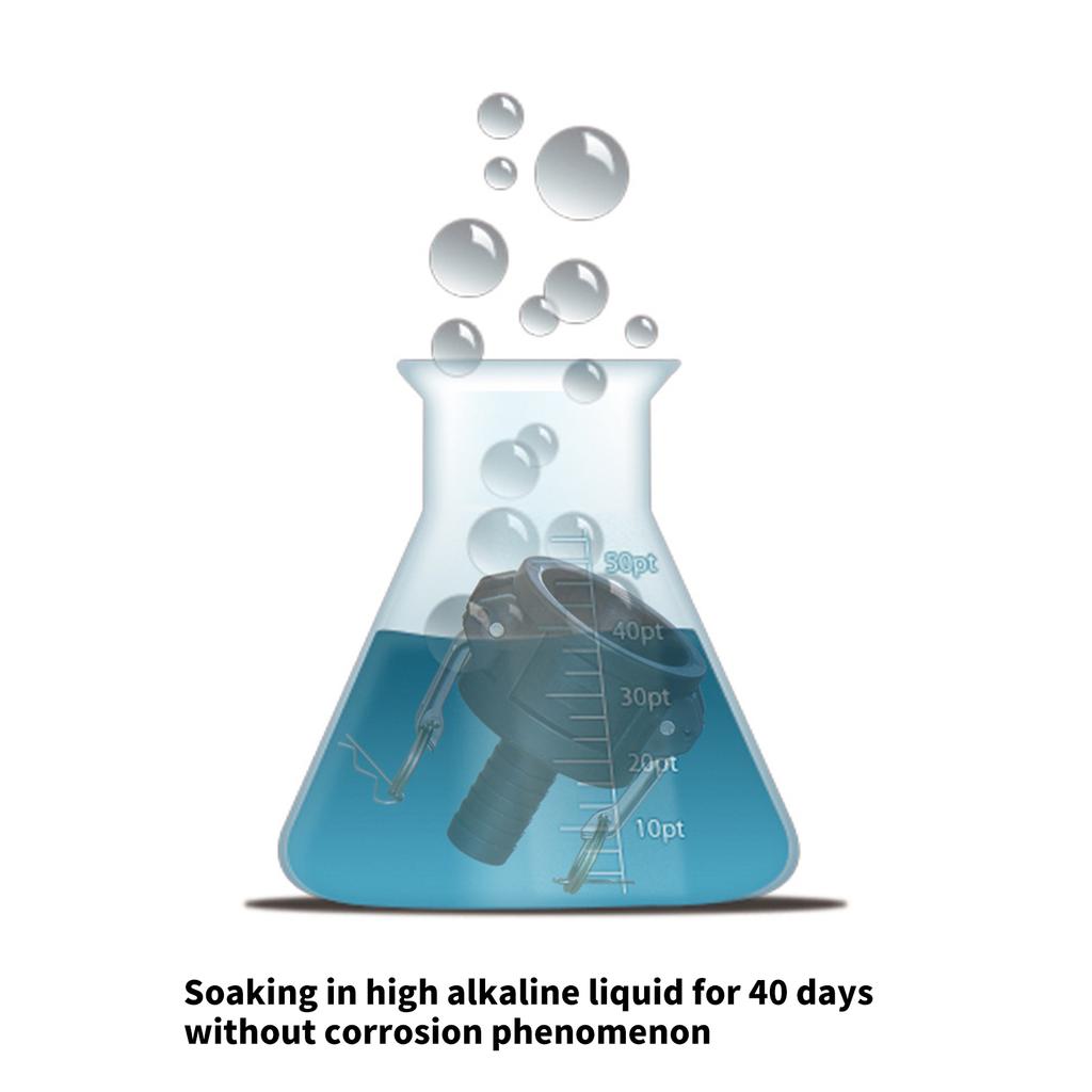 Cam Lock Adapter IBC Fuel Tank Adapter Connector Replacement Tank Drain Adapter C Type Quick Fitting Easy To Use