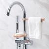 2-in-1 Multifunction Sink Storage Rack Sponge Cloth Soap Box Combination Device Adjustable Drain Basket Kitchen Holders Gadgets
