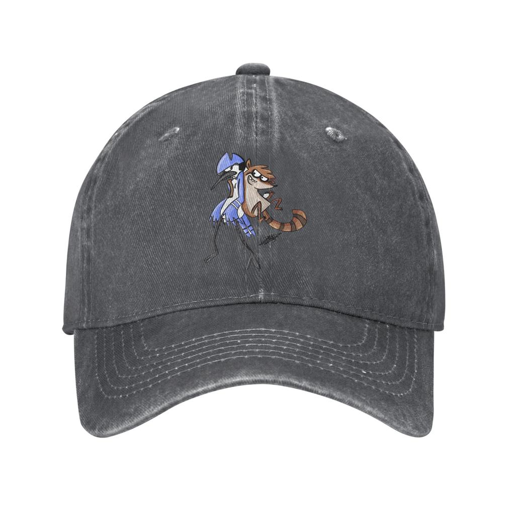Sommer Mordecai und die Rigbys Baseballkappe Sonne Hohe Qualität Gewaschener Truckerhut Herren Erwachsene y2k Coole Wander Angelkappen