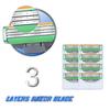 8pcs Men Razor Blades For Gillettee Mache 3 Shaving Blade Stainless Steel Replaceable Cassettes