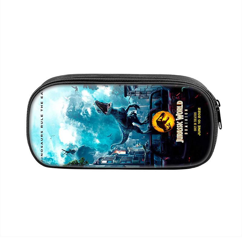 Jurassic World 3 Pencil Case With Nylon Material For Students And Kids