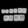 10Pcs/Set Creative DIY Handmade Necklace Pendant Mold Square Bead Silicone Resin Jewelry Pendant Making Casting Mold Wholesale