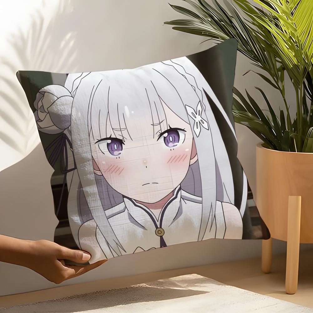 ReLife different world zero Rem Pillow Case Home Living Room Decoration Linen Pillow Cases Cushion Cover