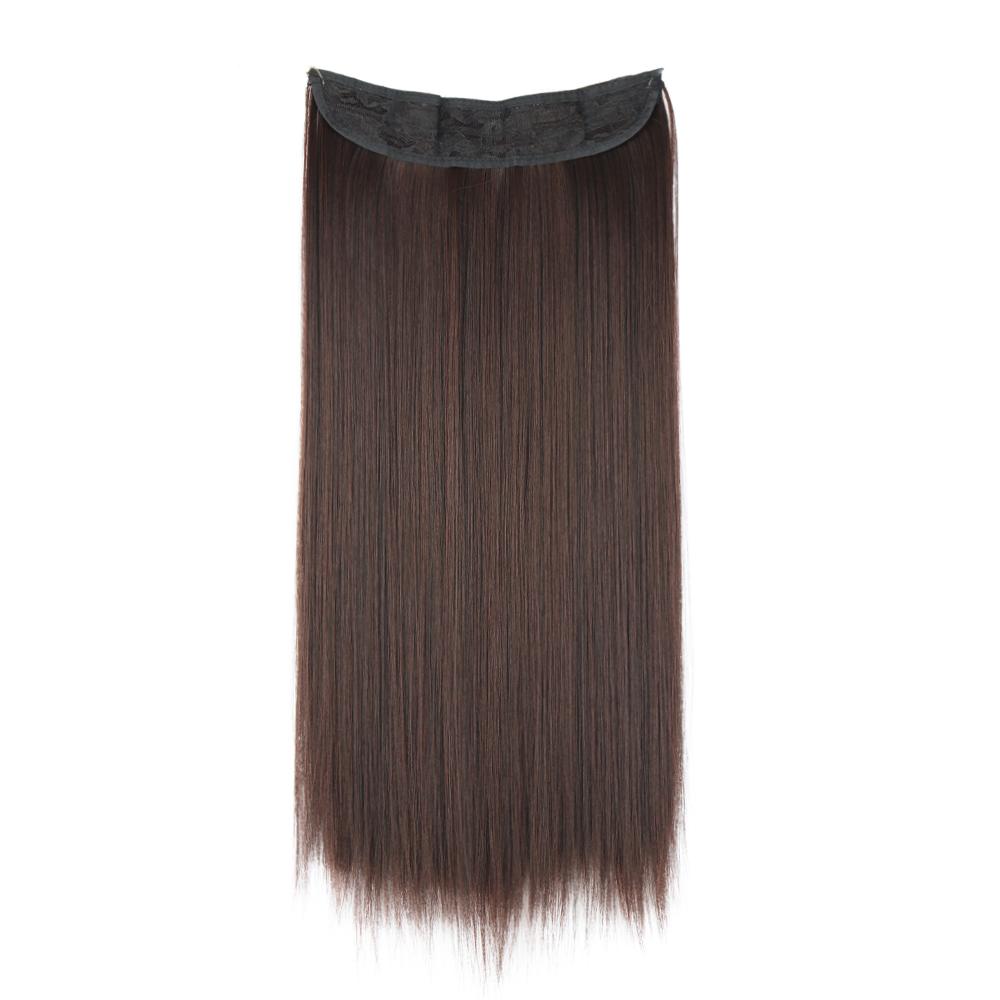 MERISIHAIR Blond deschis Extensii de păr lung și drept natural Fibră sintetică Purtare zilnică Cosplay Linie de pește invizibilă Postiță