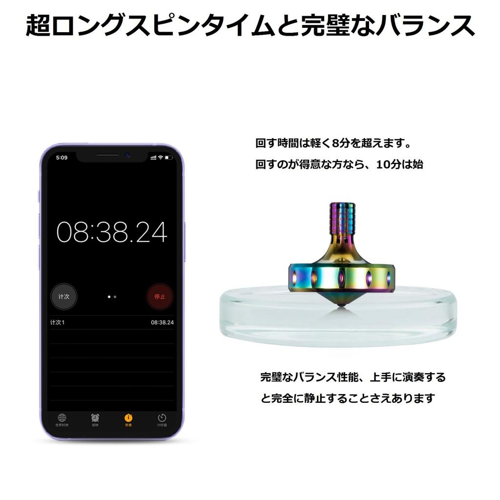 Loqatidis Precision Metal Spinning Long Spin Time and Perfect Easily Over 12 Minutes for an Experienced Portable Stainless Steel EDC Office Desktop