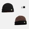 Women S Korean Style Star Pattern Slouch Beanie Vintage Versatile Cold Hat