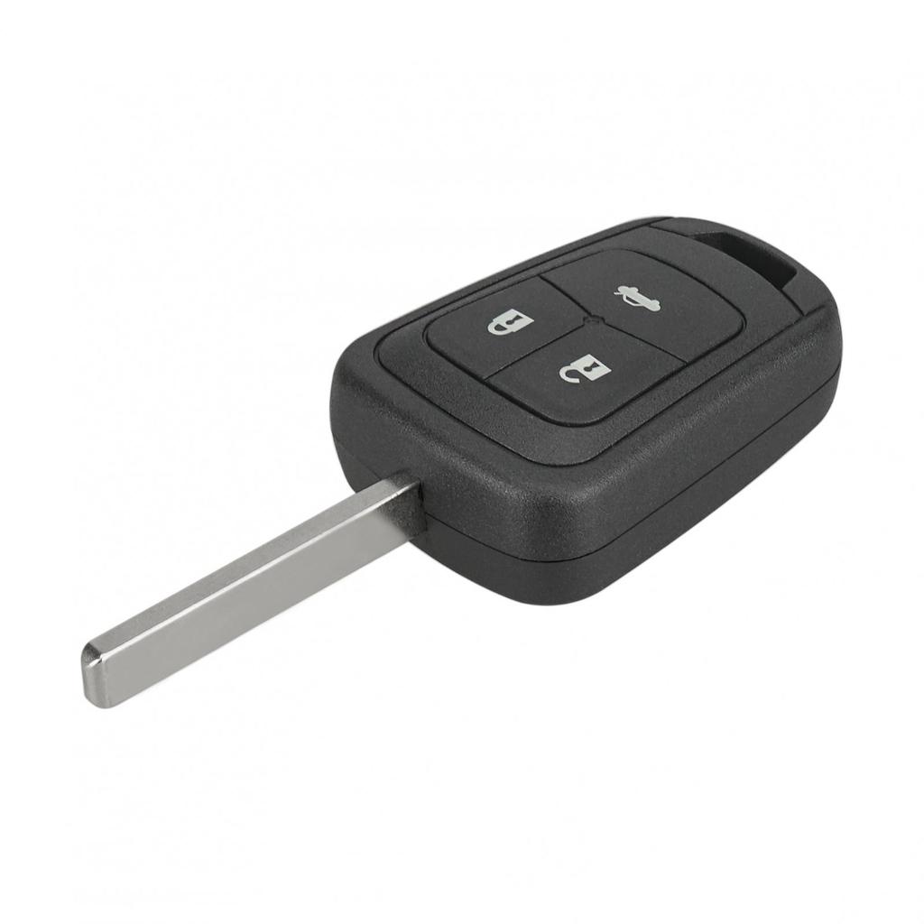 434 MHz ASK 3 Tasten Auto-Funkschlüssel passend für OPEL/VAUXHALL mit ID46-Chip, langlebiger Ersatz-Funkschlüssel