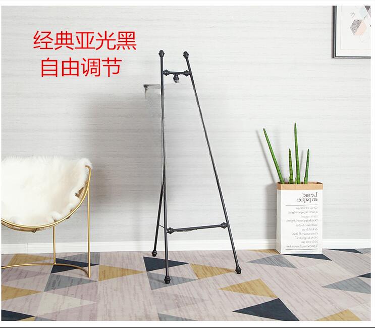 Metal Oil Painting Stand Hotel Wedding Wedding Welcome Photo Display Stand Wrought Iron Photo Frame Bracket Advertising Stand