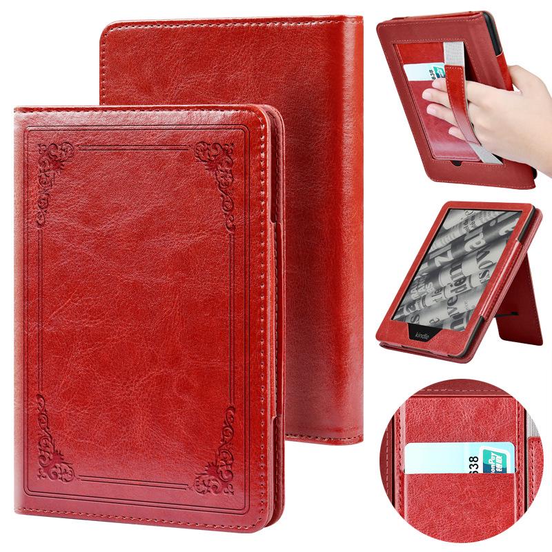 Kindle Paperwhite 11th/12th Gen Youth Edition Retro Floral Leather Stand Case