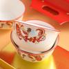 Good Luck Koi Ceramic Rice Bowl Set