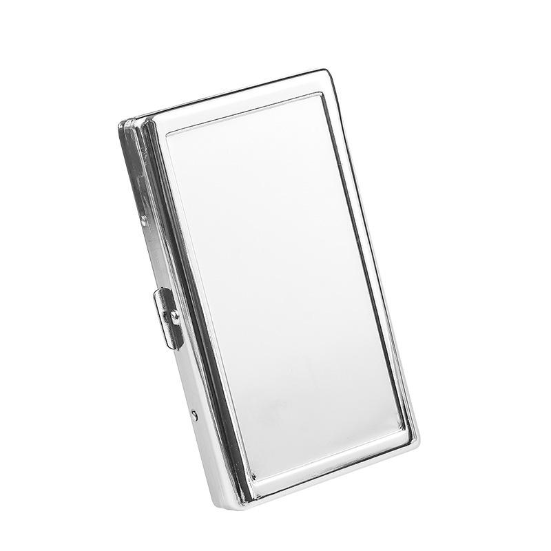 Triple-Use 10cm Metal Cigarette Case: Coarse, Medium, Fine Pressure-Resistant Portable for Men