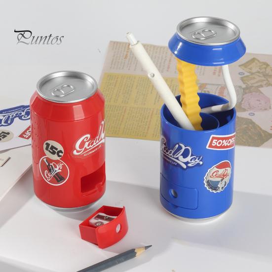 

Детский ночник в форме гамбургера с точилкой для карандашей, регулируемая на 360 градусов перезаряжаемая светодиодная лампа, украшение для рабочего стола красный