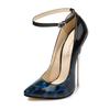 16cm Metal Extreme High Heels Shoes Woman Sexy Leopard Women's Heels Luxury Straps Pumps Party Stripper Dance Shoes Ladies Heels