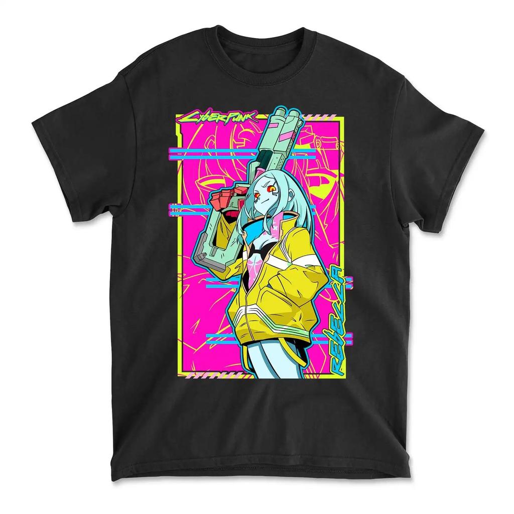 Cyberpunk Technologie Trendiges T-Shirt für Männer Modisches Reines Baumwolle Hohe Qualität Street T-Shirt Geschenk für Anime-Fans und Fans