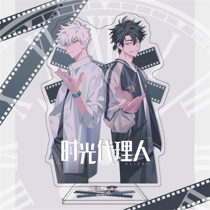 Hot Anime Link Click Acrylic Stand Model Figure Cosplay Plate Holder Topper Birthday Fans Christmas Desk Decor Plate Gift