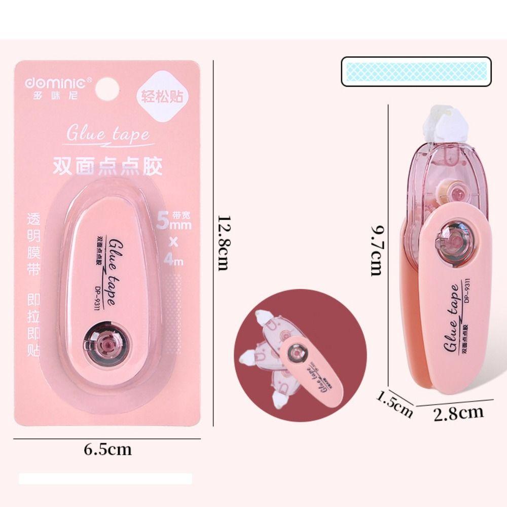 DIY Scrapbooking Dot Glue 4M Large Capacity Roller Glue Tape Portable Glue Tape  Student Gift
