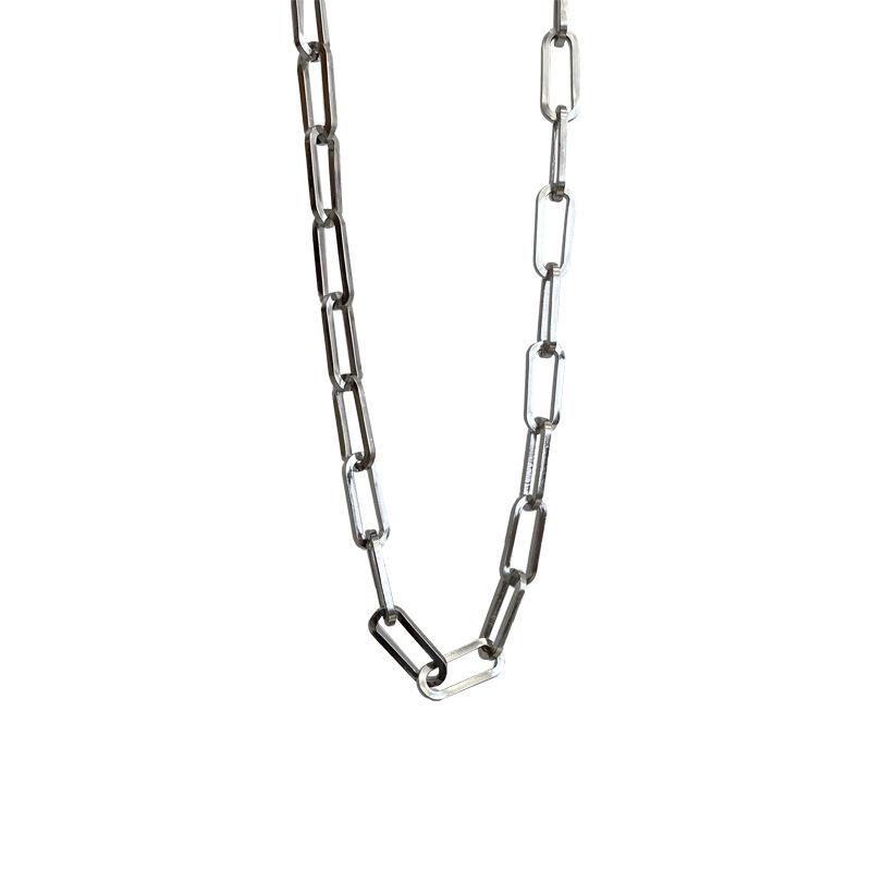 

Сериал Ифэй с таким же ожерельем из титановой стали, простое мужское и женское, не выцветающее, трендовое ожерелье, женская толстая цепочка, хип-хоп, ключица