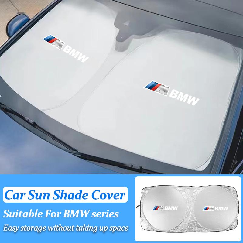 Car Windshield Sun Shade Cover Blocks Rays Protector Auto Interior For BMW M E70 E39 E36 Performance F30 E90 E46 E60 E30 E34 E62