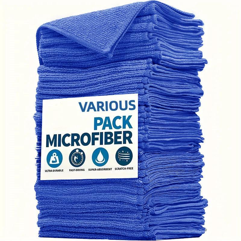 

1/5/10 шт. Многофункциональная чистящая салфетка из микрофибры для кухни, мебели и автомобиля 30x30cm 5pcs темно-синий