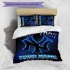 3pcs New York Yankees Cover Set - Personalized Name, HD Printed Bedding with 1 Cover and 2 Pillowcases - Perfect for Home Decor, Easy Care