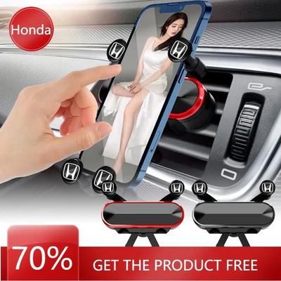 XR Car New Honda Gravity Car Phone Holder Air Vent Clip Navigation Stand Phone Support For Honda Civic Fit City Cry Accord CB5