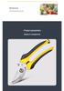 Deli Tools Labor-Saving Pruning Shears for Gardens, Fruit Trees, Flowers, and Thick Branches