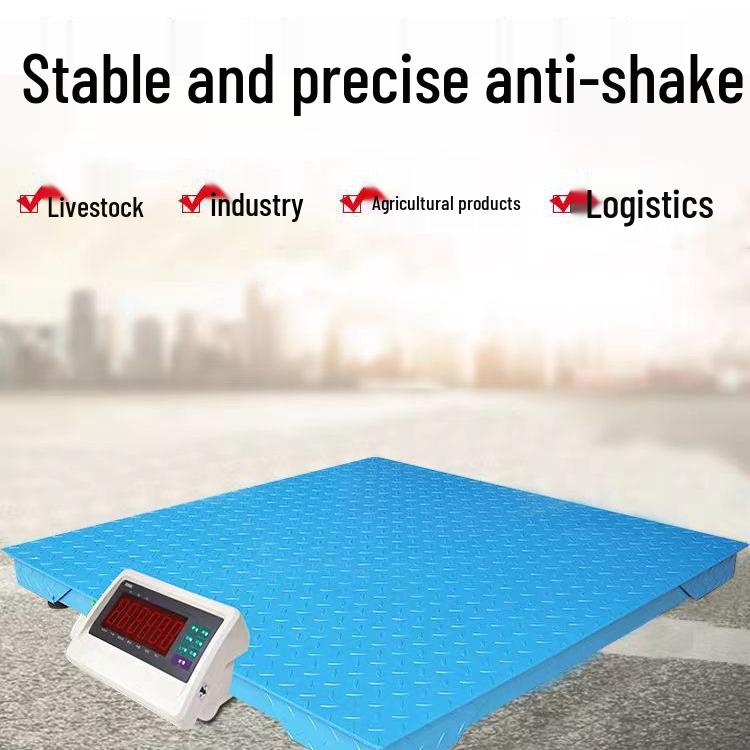 FAYA High Precision Floor Scale for Weighing Pigs 500kg-3 Tons, Industrial Platform for Animal Husbandry