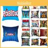 Roblox Game Cushion Cover Square Pillow Protector Decorate Back Support Mat Case