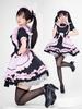 Black Lolita Maid Cosplay Dress with Cat Bell