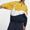 Nike Zip-Up Knitted Color-Block Sports Windbreaker Men Jackets Yellow AR3132-728