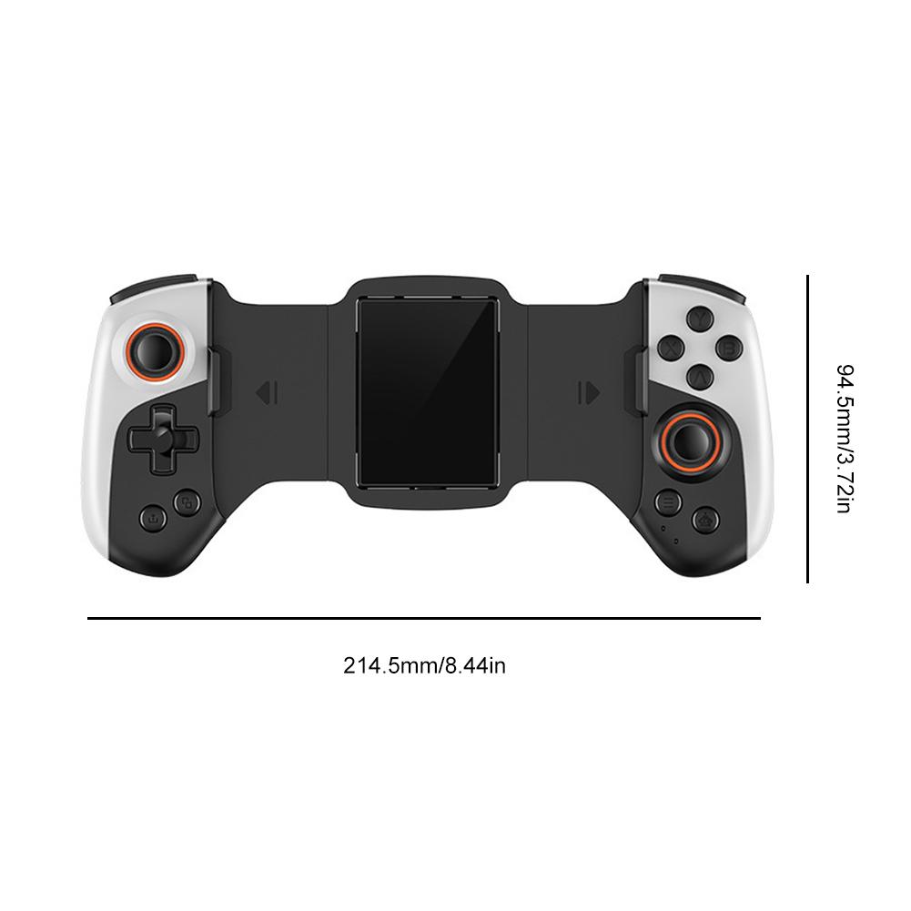 2 in 1 Wireless Mobile Gaming Controller Type C Cooling Phone Game Controller Dual Joystick for iPhone Android Phone Switch PC