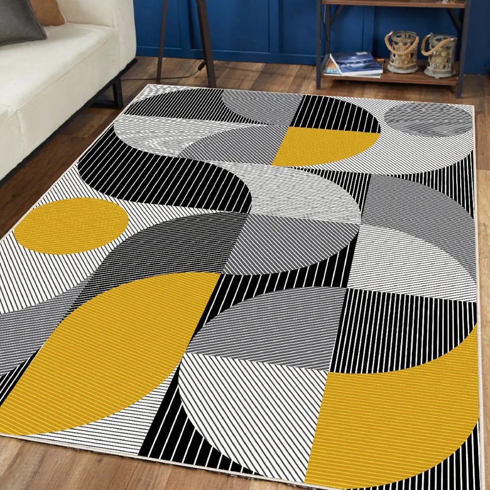 Miru Home Digital Printing Washable Non-Slip Floor Living Room Carpet, Kitchen Carpet, Hallway Carpet, Runner Mc-94