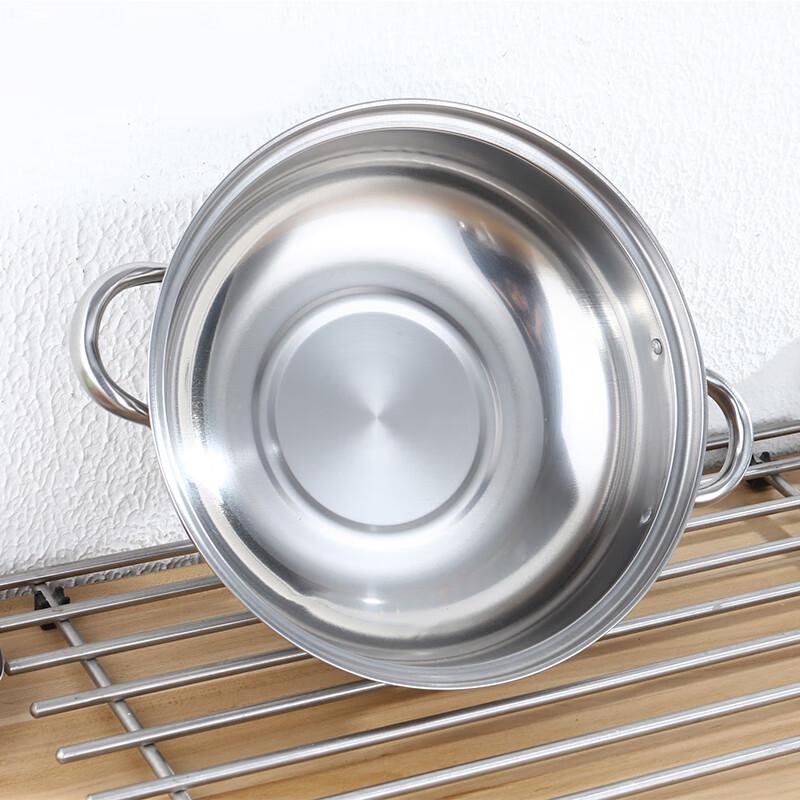 WODHO 28cm Double-Layer Stainless Steel Steamer