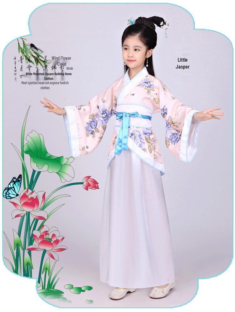 June 1st Children's Tang Suit: Fairy, Princess, Guzheng, Ancient Hanfu & Imperial Concubine Costumes for Performance