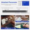 Stylus Pen for Microsoft Surface with 4096 Pressure, Eraser & Right-Click, Palm Rejection, 3 Replaceable Nib, for Surface Pro