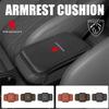 Leather Car Armrest Pad Center Console Protection Cushion For Peugeot 206 3008 308 307 106 407 208 207 107 2008 508 SW 408 5008 Y2