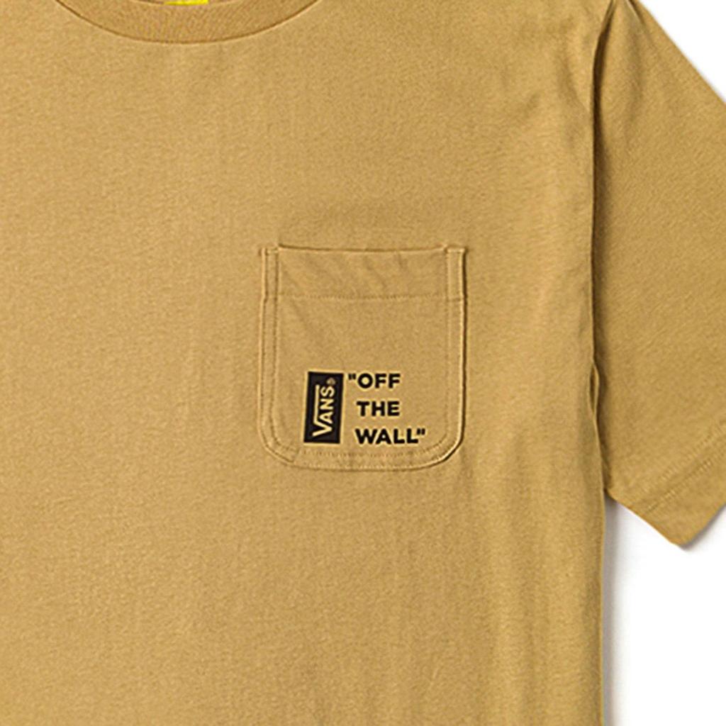 Vans Short Sleeve Casual Comfortable Moisture Wicking T-Shirt Unisex Tops Yellow VN000GQ65QJ