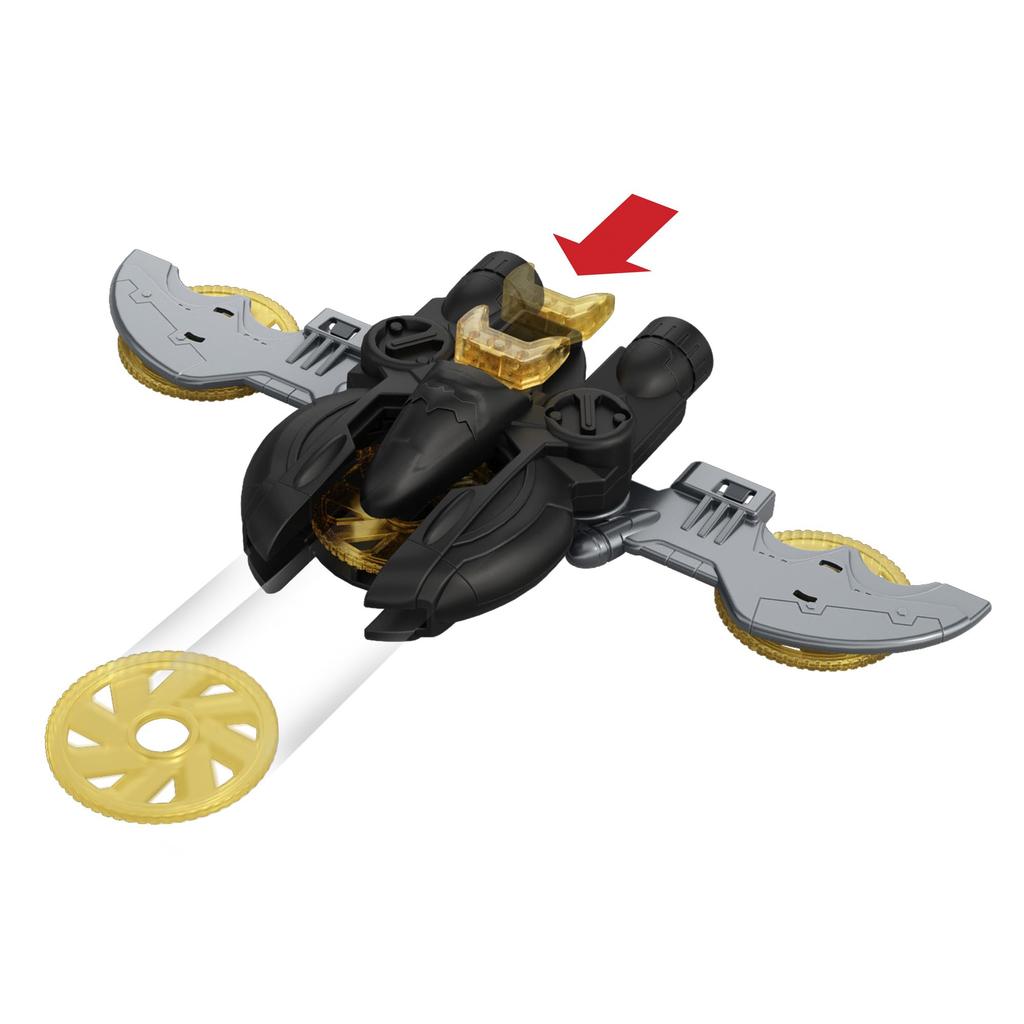 Mattel DC Transformable Batmobile Vehicle Transformation Gimmick Batlink Compatible Ages Black JMD52 4+