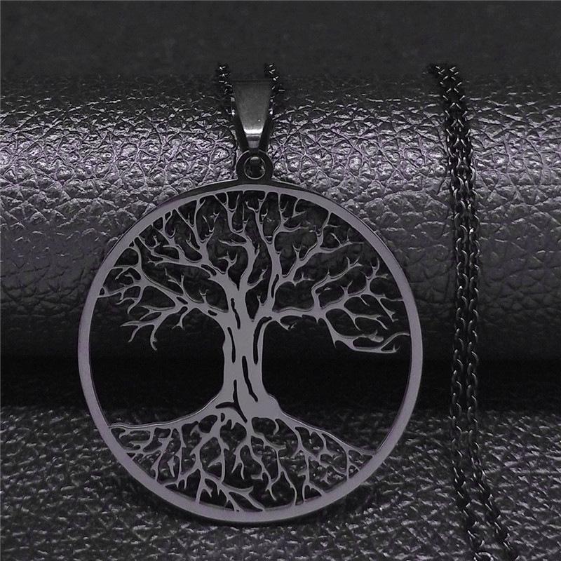 European and American Tree of Life Pendant DIY Women's Necklace Jewelry Pendant Gift for Men