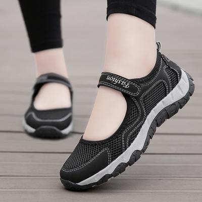 Women Large Size Shoes 2026 Hollow Mesh Soft Sole Casual Shoes Non Slip Flat Shoes Light Sneakers Women Zapatos De Mujer