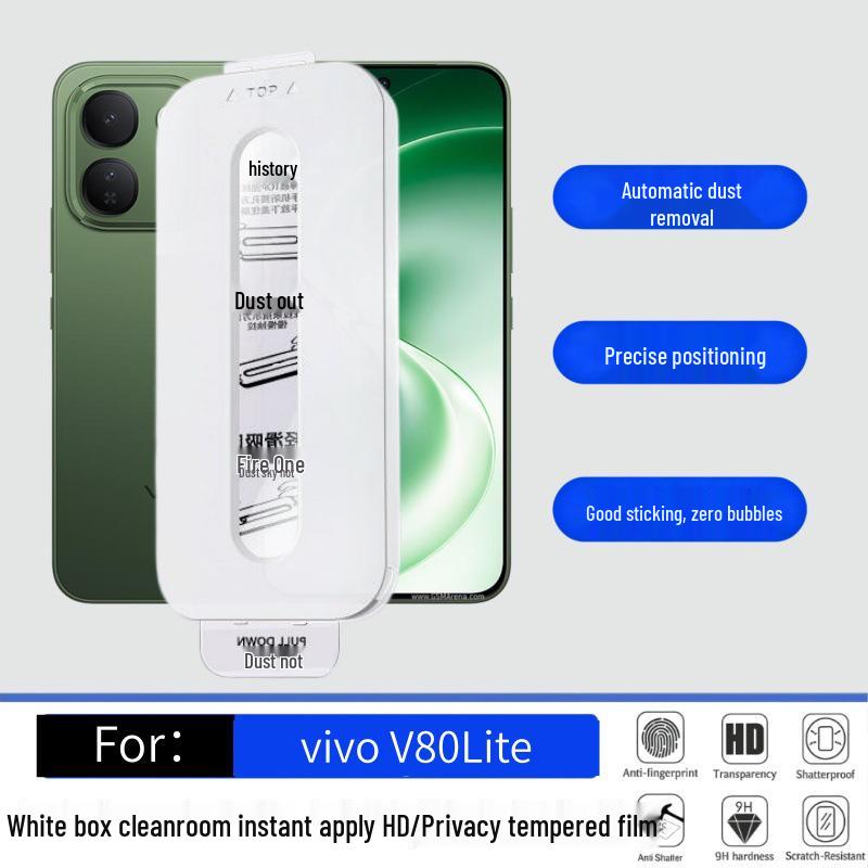 Vivo V80 Lite Y31T HD Anti-Peep Tempered Film with Silk Screen